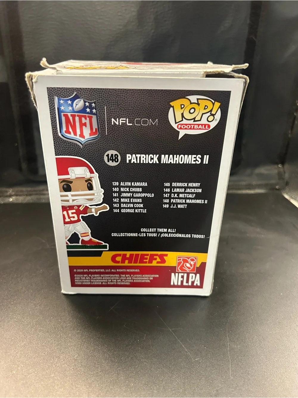 Funko Pop! Football Patrick Mahomes II - Red, White, Yellow, Black